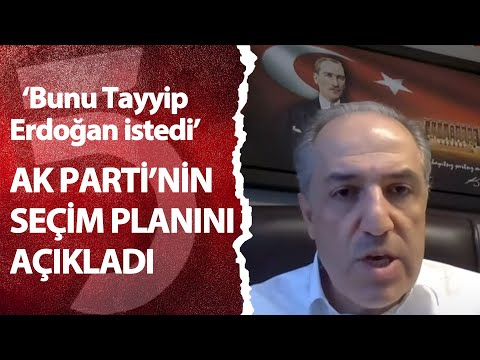 Mustafa Yeneroğlu, AK Parti'nin 'seçim planını' anlattı: 'Bunu Tayyip Erdoğan istedi'