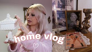 HOME VLOG: juicy couture haul, thrift haul, $200 trader joes haul, parisian home renovations