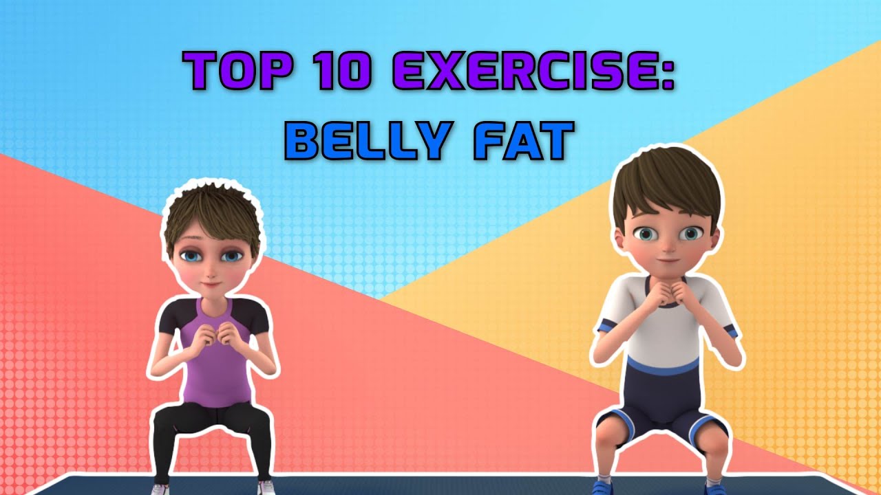 TOP 10 EXERCISES FOR KIDS – BURN BELLY FAT - YouTube
