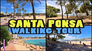 SANTA PONSA walking tour - Santa Ponça Mallorca (4k)