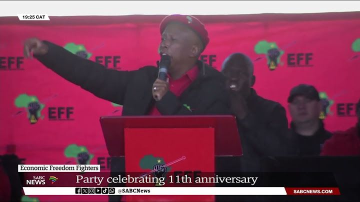 EFF 11th Anniversary | This GNU must fall: Julius Malema