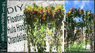 DIY  Floating Hula Hoop Chandelier/Weddings & Special Events