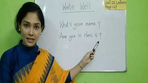 English for today|Class:4|Unit:23|Lesson:4,5|"Write Well" Part 2