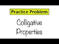 Colligative Properties and Solution Behavior in Chemistry