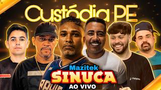 MAYCON, FELIPE, KATRINA, PERNAMBUQUINHO EM CUSTODIA PE / SINUCA AO VIVO 14/08/2026 #aovivo #sinuca#