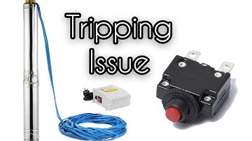 Submersible Water Pump Tripping Problem | Overload Switch Problem