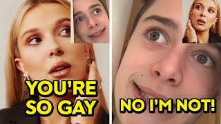 Millie Bobby Brown And Noah Schnapp Argue Over Will’s Sexuality..