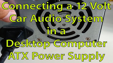 How to Connect Car Stereo to Computer ATX Power Supply - Pioneer
