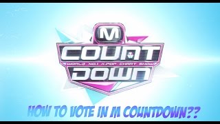 點樣令你的IDOL拎冠軍？！Mnet M countdown投票教學 