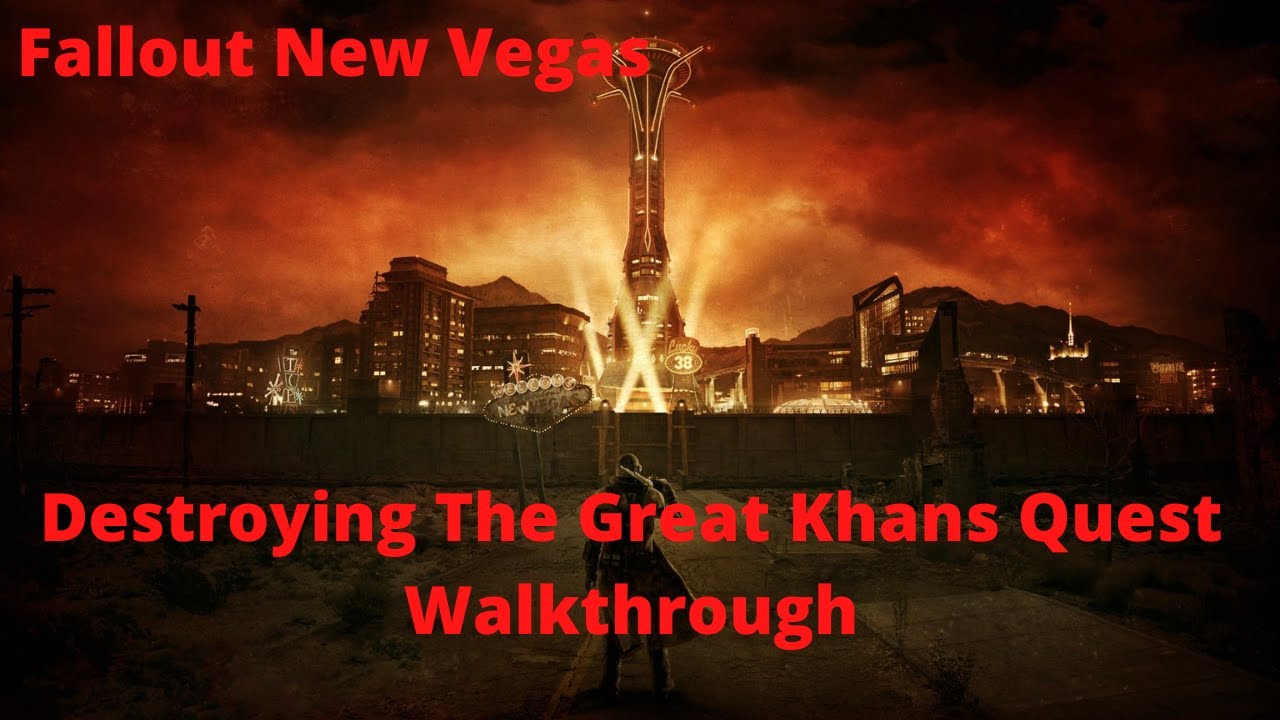 Fallout New Vegas Destroying The Great Khans Quest Walkthrough YouTube