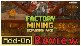 Minecraft Bedrock Addon Review Factory Mining Expansion Pack