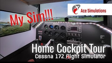 2024 Home Sim Tour - Cessna 172 Cockpit with Microsoft Flight Simulator #simulator