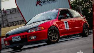 ขาย civic 3door ซิ่งๆ  D16y8+D17a2 Mt **ขาย 129,000** สนใจติดต่อ 0967633662 แมน  SD_racing