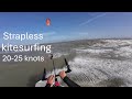 Strapless kitesurfing zeebrugge