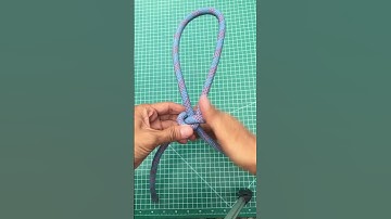 Incredible Single Loop knot  #knot #knottutorial #rope