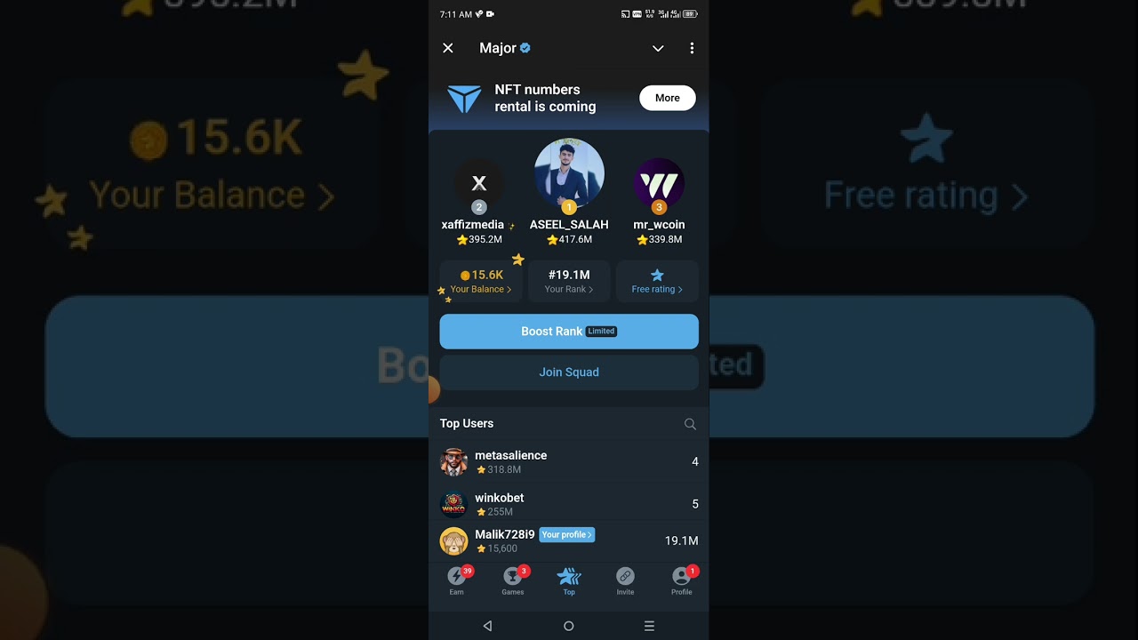 How to claim Free Nft in Major airdrop 😍|| Limited Rewards | Major Telegram Bot 