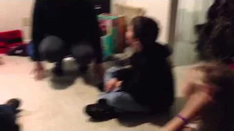Crazy heather with the kids