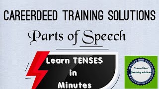 Session 2 | Important - parts of speech | Learn tenses and rules in Minutes with full explanation