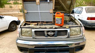 How to change the radiator on a Nissan Frontier 98-04 @elchanojose