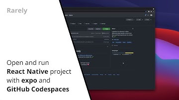 Open and run React Native project with expo and GitHub Codespaces
