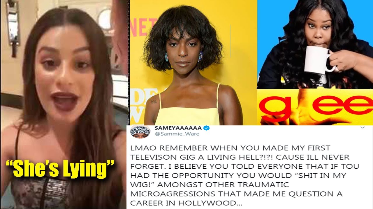 Glee Cast EXPOSES Lea Michele  (Amber Riley/Naya Riveria/Alex Newell)
