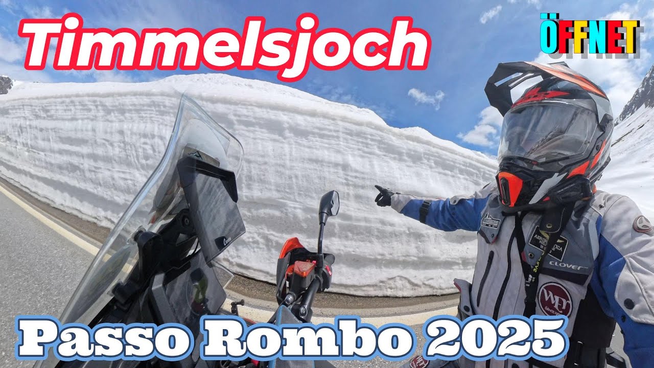 Passo Rombo  Timmelsjochstrasse 4K TOP Mountain Motorcycle Museum.