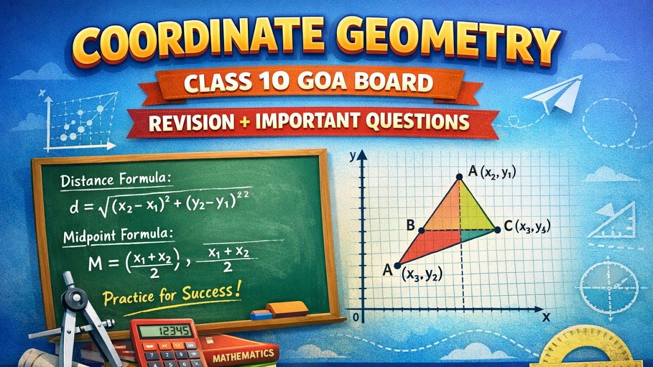 Coordinate Geometry (Q.3)|Class 10|Goa Board| Konkani 