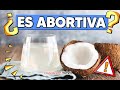 🥥⚠️ ¿Se puede tomar AGUA DE COCO en el EMBARAZO? ¿Es Abortiva? Todo lo que debes saber