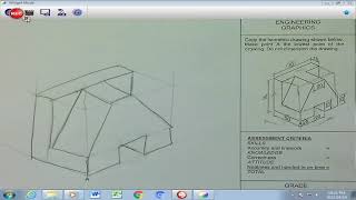 Grade 9 Isometric Drawing 1