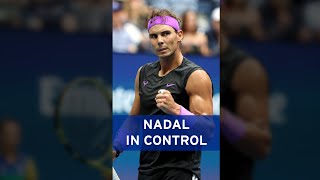 Nadal goes AROUND the net against Medvedev! ????