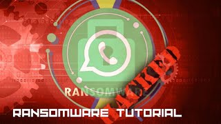 Tutorial recode whatsapp menjadi backdoor ransomware | Encrypted data AES-256