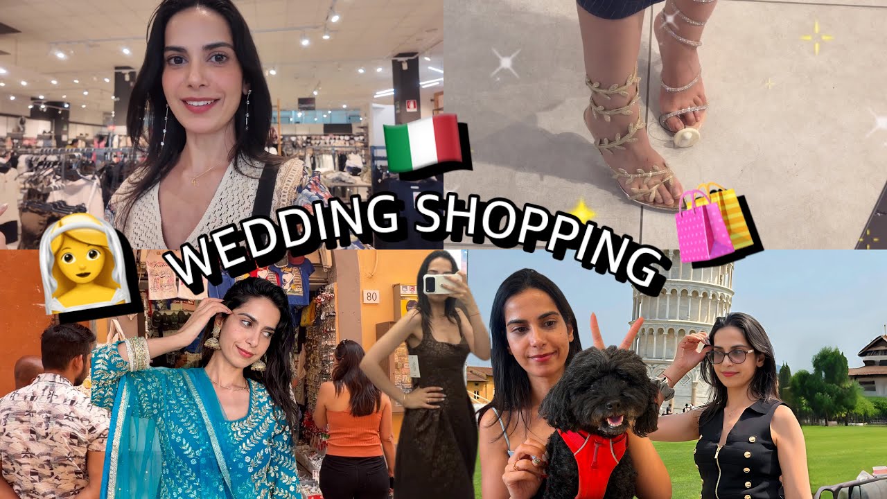 Wedding Preparations in Italy 🇮🇹💍 | Shopping, Pisa & Florence