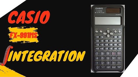 solve definite integration in calculator fx-991MS within 1 min. |#casio #ms #calci #calculator