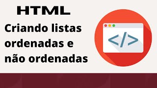 HTML Lesson 10 - How to create ordered and unordered lists in HTML
