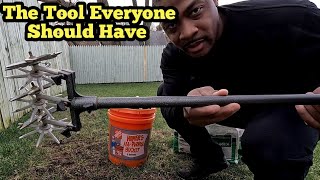 How To Quickly Repair Lawn Bare Spot Using This Lawn Tool