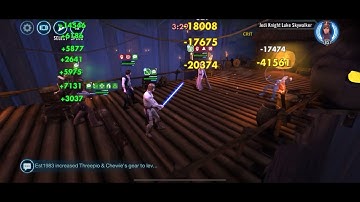 SWGOH CLS vs JKR JML Wat GAS JKL