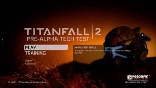 Titanfall 2 Tech Test Training Mission