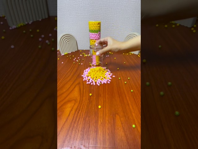 Reverse marble ASMR #satisfying #reverse #asmr #relaxing #fypシ #shortsfeed #oddlysatisfying #beads