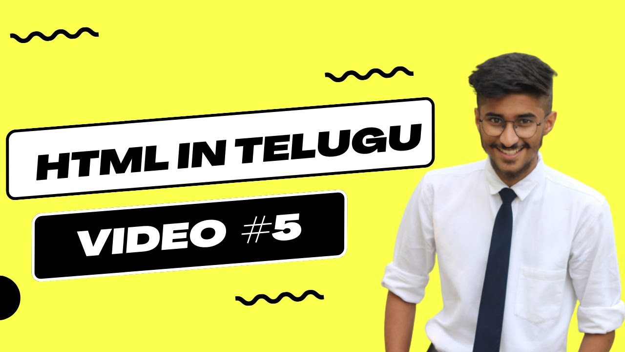 HTML Lists, Inline and Block elements | HTML | Telugu(2023) - YouTube