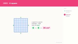 Area of Rectangles and Squares | Multiply Two Sides | Solve it! Maths (Measurement 5.3)