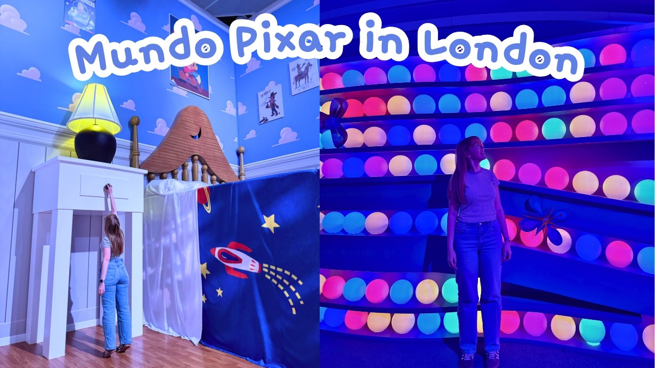 Mundo Pixar Experience in London 💫  Exploring the exhibition & Bread Ahead treats in Wembley 📸✨🍩