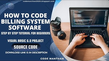 How to create Visual Basic Project step by step tutorial For Beginners | Billing Software | Report