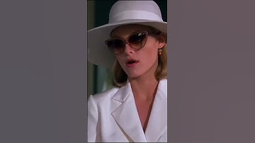 Thumbnail of Michelle Pfeiffer as Elvira Hancock in “Scarface” (1983) #michellepfeiffer #scarface