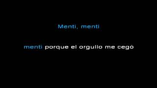 Mentí - Alejandro Fernandez Karaoke