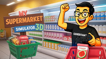 Playing My Supermarket Simulator 3D Game | Cashier And Store Fun 🥦🛍️
