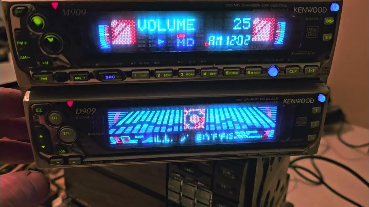 kenwood m909+kenwood d909 demo YouTube