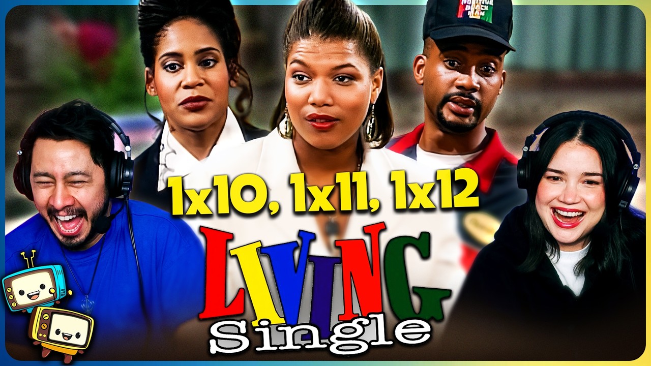 LIVING SINGLE (1993) 1x10, 1x11 & 1x12 REACTION! | First Time Watch | Queen Latifah w/ Jaby Koay