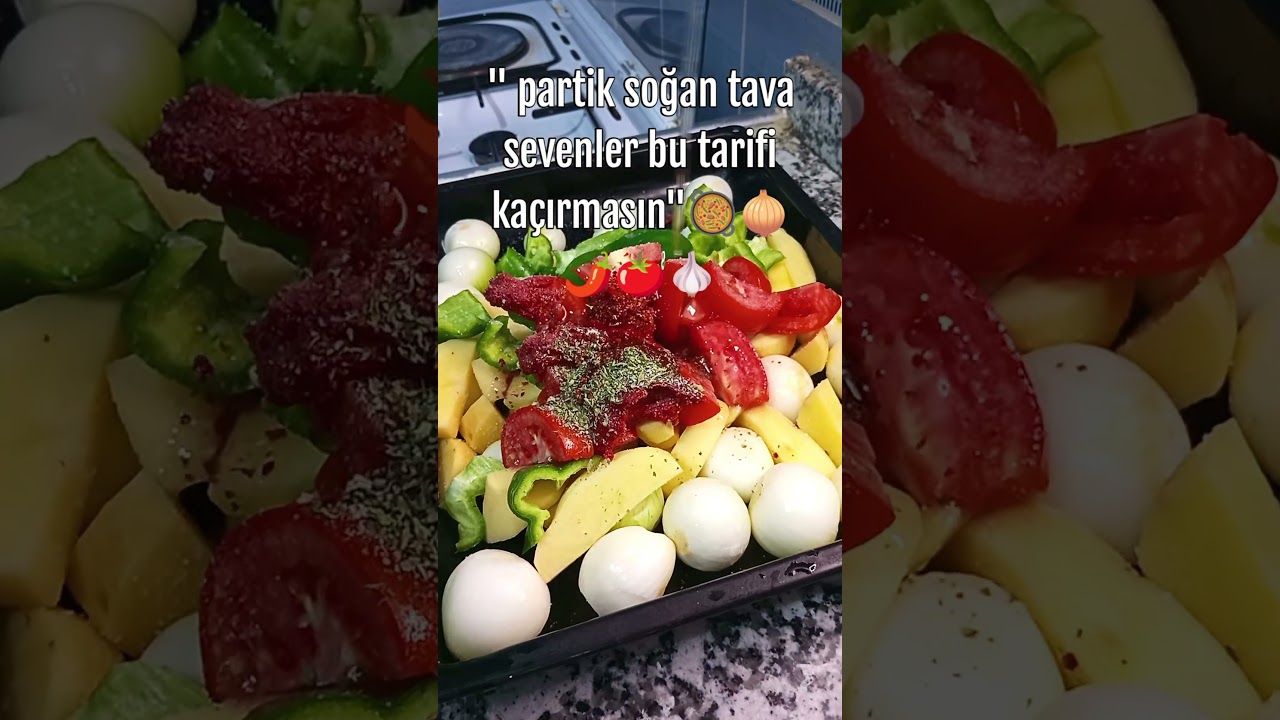 ,”pratik soğan tava sevenler bu tarifi kaçırmasın 🥘🧅🌶️🍅🧄 #pratiktarifler #soğantava# #tarif