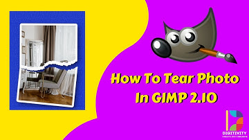 How To Give A Perfect Tearing Effect To a Photo Using GIMP. | GIMP Tutorial For Beginners