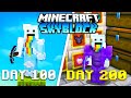 200 Days In Minecraft Bedrock Skyblock thumbnail